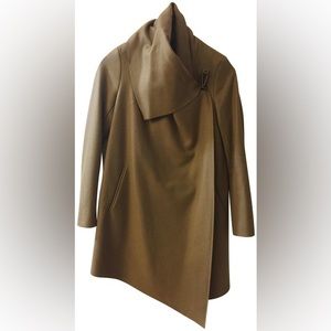 AllSaints Monument Eve Coat in Dune (Camel) - Size 2